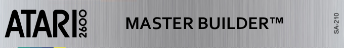 Master Builder logo for Atari 2600
